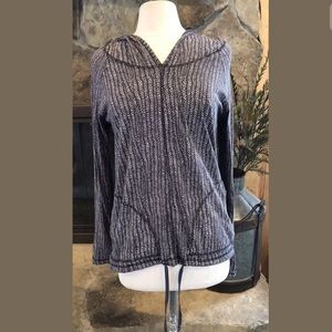 Fresh Produce T-Shirt XS Hooded Long Sleeve Chevro